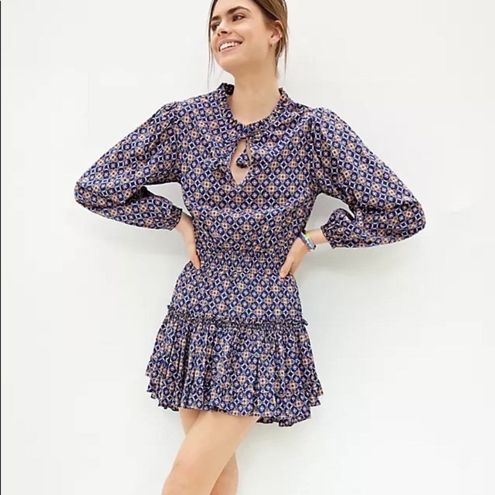 ✨ Anthropologie MISA Puff Sleeved Mini Dress Sz S